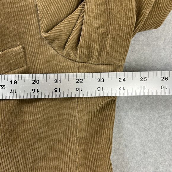 Brooks Brothers Corduroy Blazer Mens 48L Long Brown Two Button Sport Coat Jacket - Picture 4 of 15